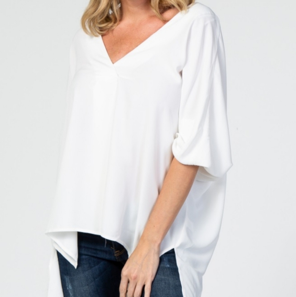 Pinkblush maternity dolman blouse size large